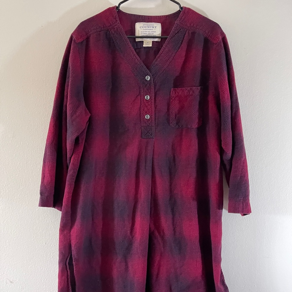 Vintage Victoria’s Secret Authentic Country Cotton Flannel Sleep Dress
